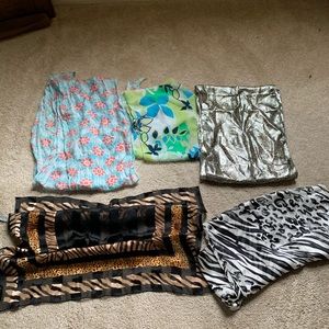 Assortment of scarves
